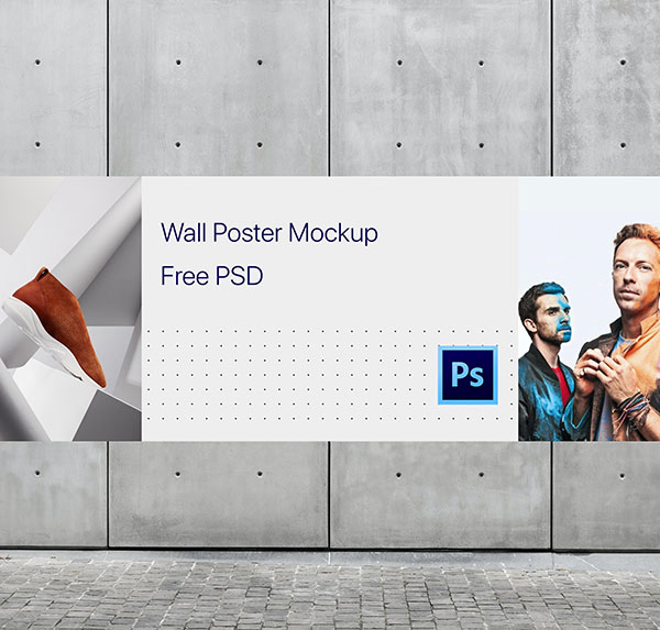 free-wall-poster-mockup